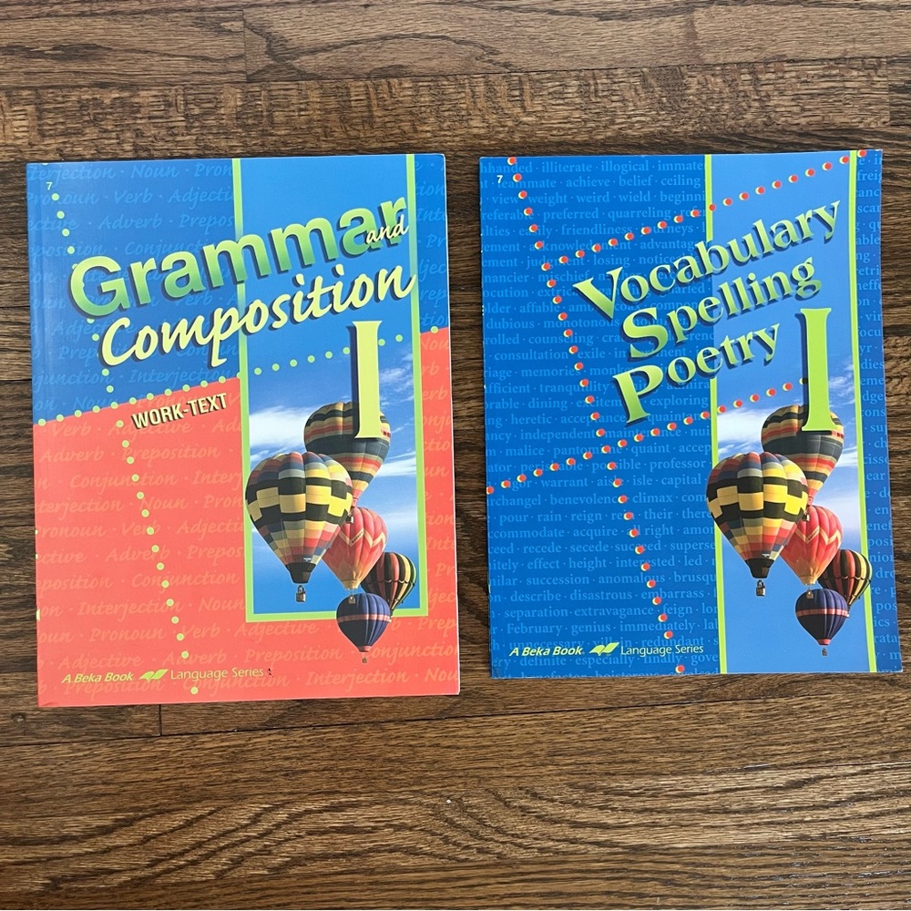 A Beka Book Grammar and Vocabulary I Textbook Set 4th ed. 7th Grade